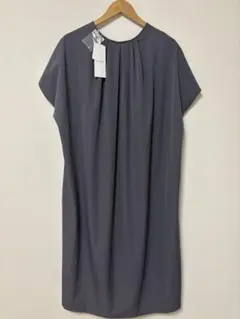 新品　ケユカ　接触冷感タックコクーンワンピース　　KEYUKA グレーのサムネイル