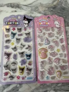 ⭐︎韓国限定 サンリオ　クロミ　マイメロ　ボンボンドロップシール正規品2枚セット⭐︎