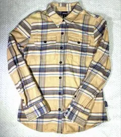 patagonia フィヨルド 長袖 ネル シャツ チェック柄 レディース 8 