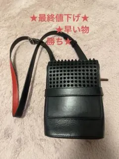 週末値下げ❗クリスチャンルブタン ボディバッグChristianLoubouti 楽天市場】Christian Louboutin クリスチャンルブタン ボディバッグ