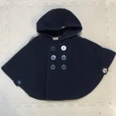 【ミキハウス】ポンチョ　ケープ　フリー(70-90)【MIKIHOUSE】