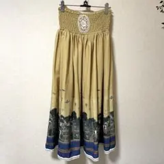 アクシーズファム　街並み柄スカート