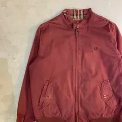 12WE520 FRED PERRY 裏地チェック ハリントンジャケット