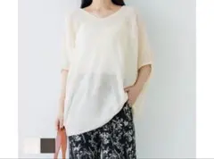 新品タグ付き☆M コカ coca ビックシルエット ドルマンニット アイボリー