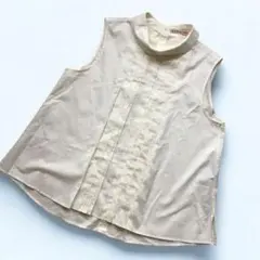 MARNI UNIQLO ノースリーブ　ブラウス　Lサイズ　オフホワイト