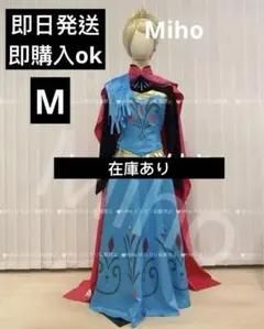 アナと雪の女王　エルサ戴冠式のドレス　衣装　仮装　コスプレ