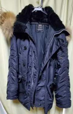 ALPHA INDUSTRIES/N-3B/S/ナイロン/BLK