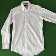 青山 アーバンセッター ワイシャツ L-86 白 無地 ノーアイロン