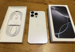 iPhone 16 Pro Max 256gb ホワイト