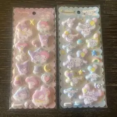 マイメロ＆クロミ　シナモンロール　マシュマロシール