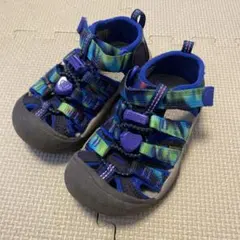 【美品】keen newport h2 キッズサンダル　マルチカラー15cm