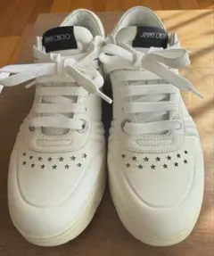 JIMMY CHOO 【直営店購入】 ホワイト スニーカー 厚底