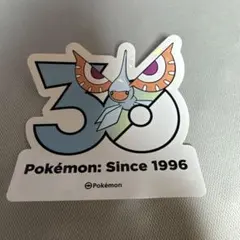 ゼニガメ2枚 ポケモン30周年シール 聖水ソンスポップアップpopup