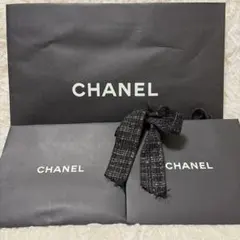CHANEL ショップ袋 大小セット　ショッパー3点セット