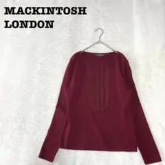 DE0626【マッキントッシュロンドン】ニット【44】大きいサイズ タック 美品のサムネイル