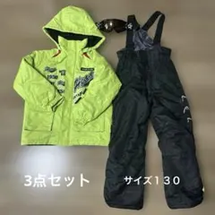 HEAD スノーボードウェア 130 上下、ARC Styleゴーグル　計3点