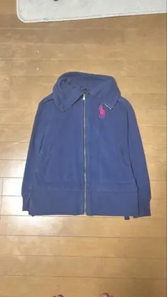 archive RALPH LAUREN ジップアップ　ビッグポニー　ピンク