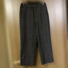 セラビレラリックチェック柄 ワイドパンツ