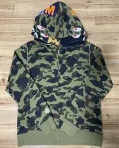 1ST CAMO SHARK フルジップダブルフーディー