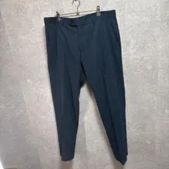 ユニクロ 感動パンツウルトラライト コットンライク ブルー 91 大きいサイズ