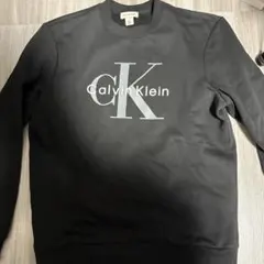 Calvin Klein Jeans ブラック トレーナー M