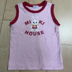 MIKI HOUSE ノースリーブタンクトップ 110 日本製のサムネイル