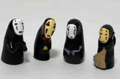 센과 치히로의 행방불명 カオナシ フィギュア 4体セット 지브리