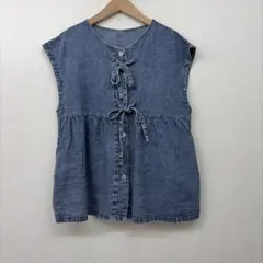Lutique デニム リボンベストのサムネイル