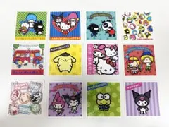 산리오 キャラクターズ シール ステッカー 12種類 묶음 판매