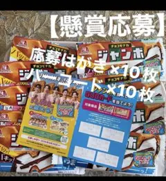 【懸賞応募】 森永ジャンボキャンペーン 応募はがき ・バーコード× 10枚のサムネイル