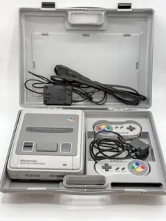 任天堂 SFC スーパーファミコン一式 マリオ柄ハードケース付き セット販売