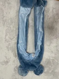 ミッキーマウス フリースファンキャップ 青