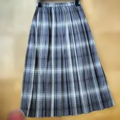アーバンリサーチドアーズ　　チェックプリーツロングスカート　フリーサイズ