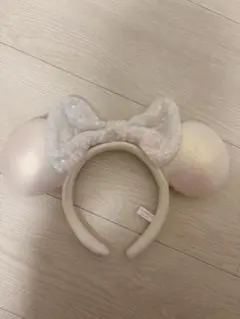 ミッキーマウス カチューシャ リボン付き