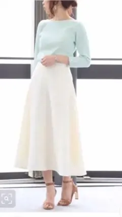 美品　マルティニーク　スカート 白