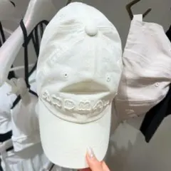andmary Mary logo cap beige - メルカリ