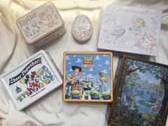 ディズニー お菓子 空き缶 9個まとめ売り