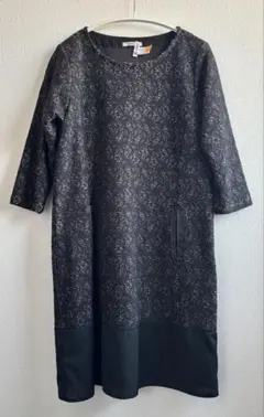 シンプリシテェ　七分袖ワンピース