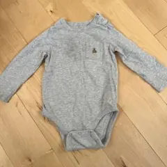 baby gap グレー 長袖ロンパース 18-24ヶ月