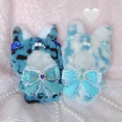 221 ぬい服 12cm ちびぐるみ 着ぐるみ ピンク系 狼 セット - メルカリ