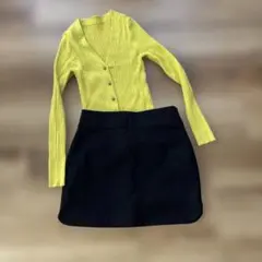 ZARA ブラックタイトスカート