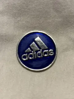 ヴィンテージ 希少 レア アディダス adidas 缶バッジ トレフォイル