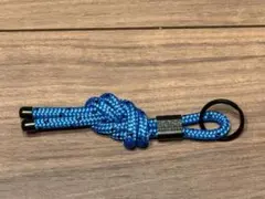 【未使用】HUGO BOSS ヒューゴボス キーホルダー ロープ ブルー
