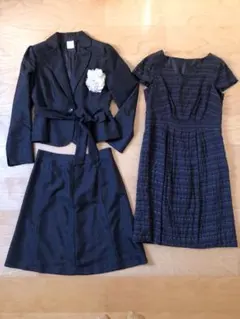 美品★chambre de croissant ブラックフォーマル 3点セット