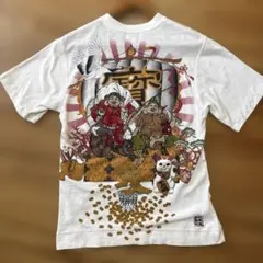 【希少/刺繍】絡繰魂 和柄 Tシャツ 七福神・宝船 招き猫のサムネイル
