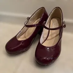 byあしながおじさん ストラップパンプス ボルドーのサムネイル