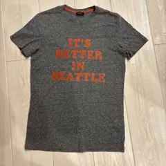 DIESEL ディーゼル プリント Tシャツ グレー XSサイズ
