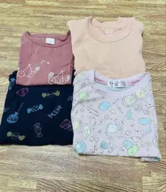 キッズ 半袖Tシャツ 4点セット 110cm