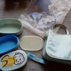 お弁当箱2段 バッグ、ショップ袋全てセット