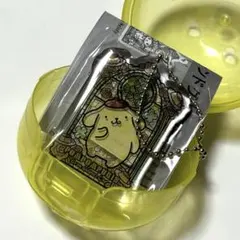 ステンドグラス風 アクリルキーチェーン ポムポムプリン